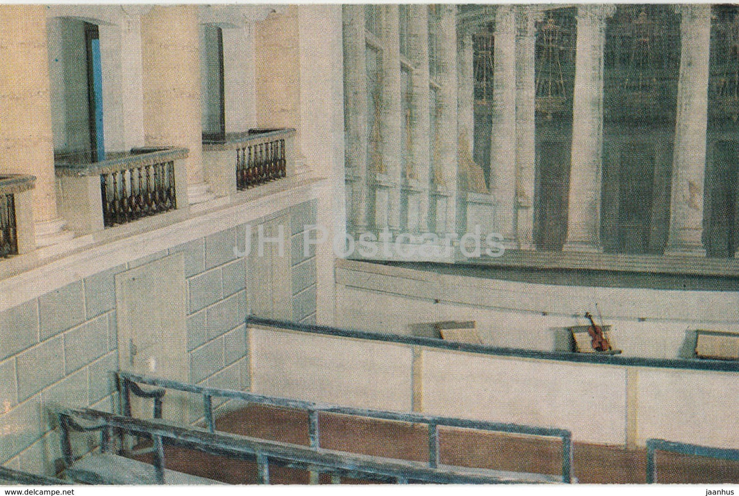 Arkhangelskoye Palace - The auditorium of the serf theater - Turist - 1976 - Russia USSR - unused - JH Postcards