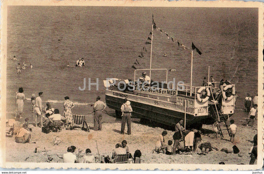 Prets au depart - Wie vaart er mee - boat - old postcard - Belgium - used - JH Postcards