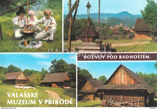 Valasske muzeum v prirode - Roznov Pod Radhostem - Wallachian Open Air Museum - 2 - 1990 - Czech Republic - used - JH Postcards