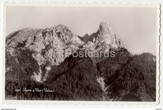 Pierre a'Voir - Valais - 8311 - Switzerland - 1958 - used - JH Postcards