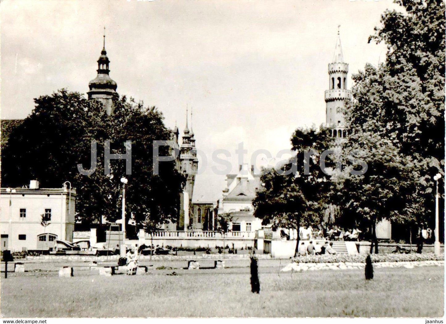 Opole - view - 10-080 - old postcard - Poland - unused - JH Postcards