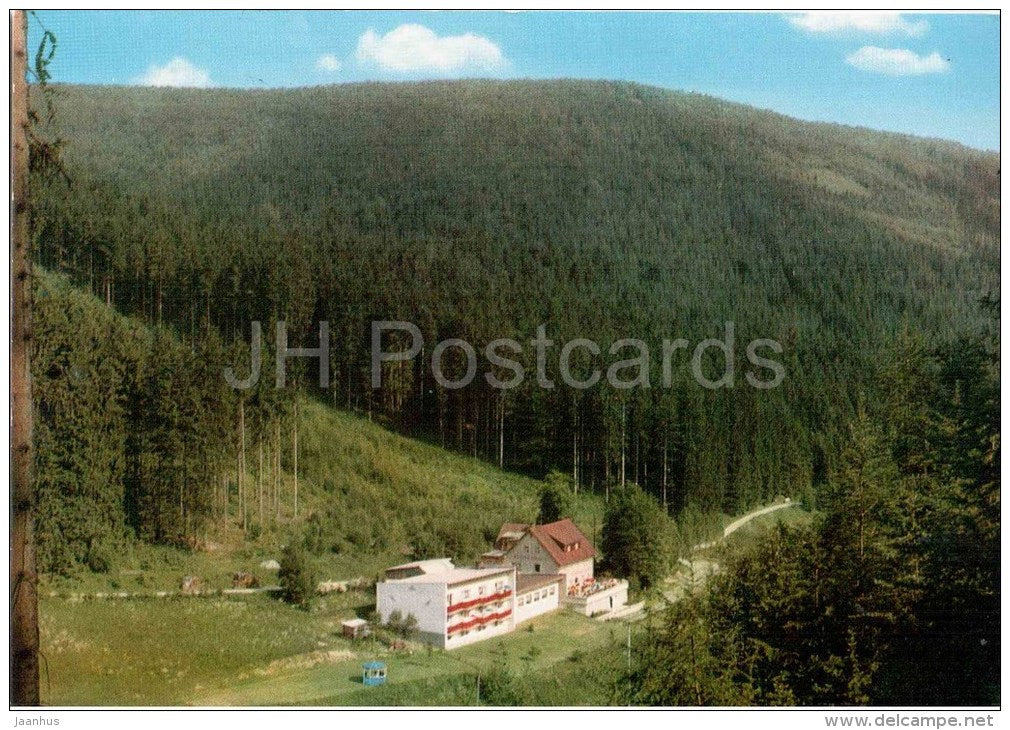 Hundert Jahre Pfeiferhaus - Waldcafe und Pension - Germany - 1988 gelaufen - JH Postcards