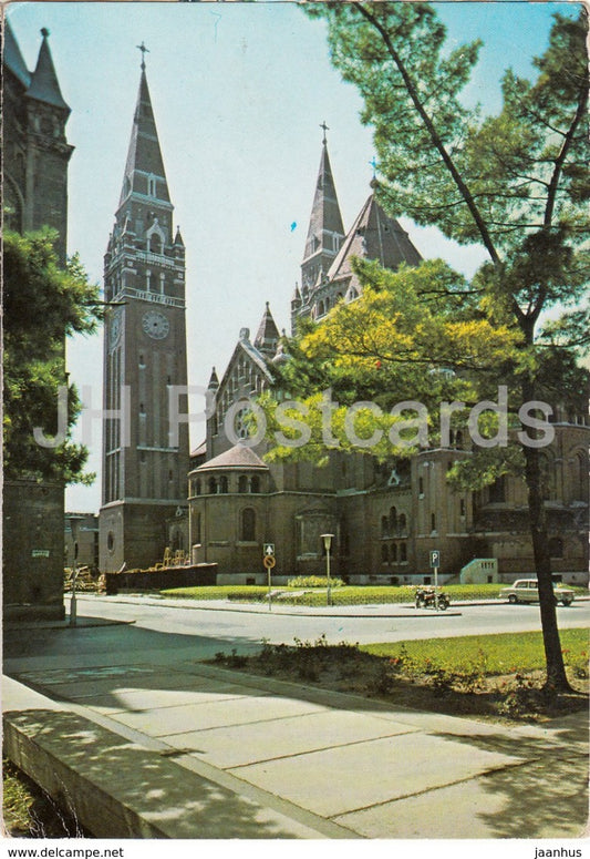 Szeged - Votive Church - 1976 - Hungary - used - JH Postcards