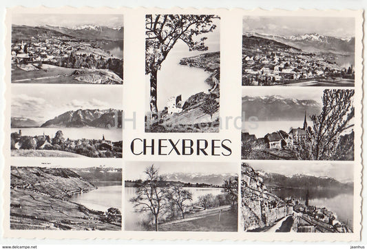 Chexbres - multiview - 5807 - Switzerland - 1958 - used - JH Postcards