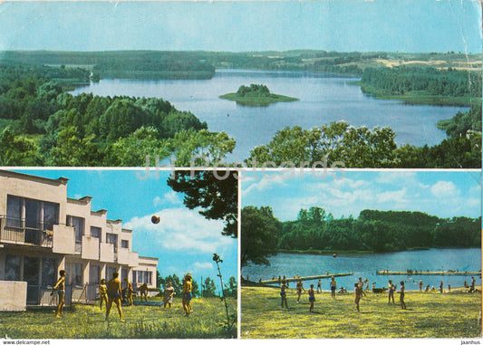 Stare Juchy - multiview - Poland - used - JH Postcards