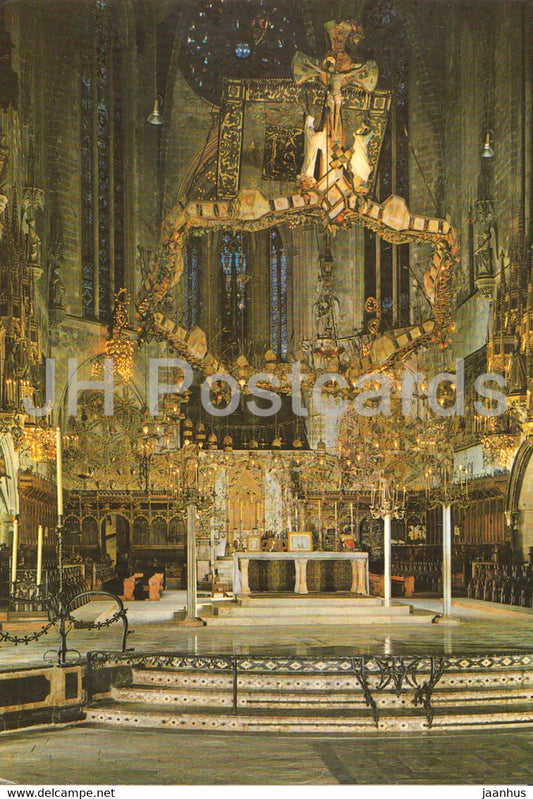 Mallorca - Palma - La Catedral - Detalle de su Interior - cathedral - Spain - unused - JH Postcards