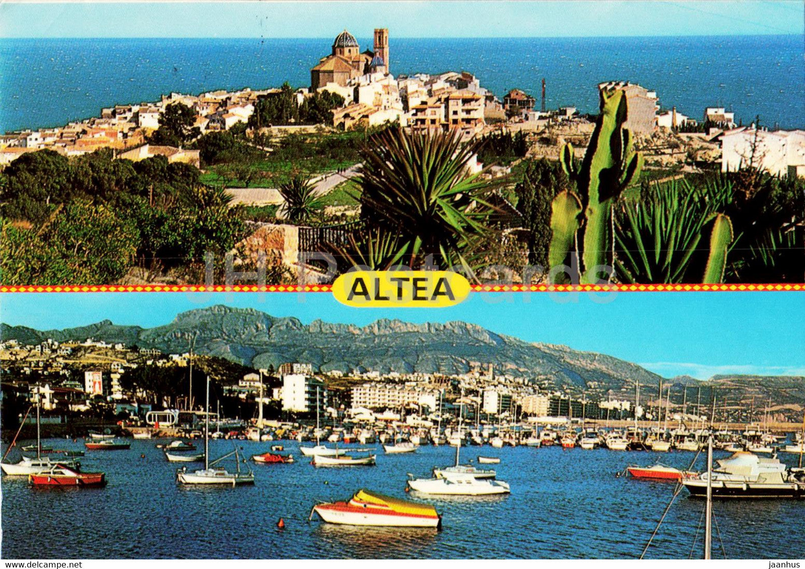 Altea - Vistas panoramicas - boat - 4 - Spain - used - JH Postcards