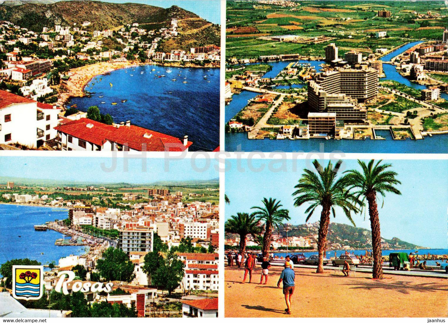 Costa Brava - Rosas - Varios Aspectos - multiview - Spain - used - JH Postcards