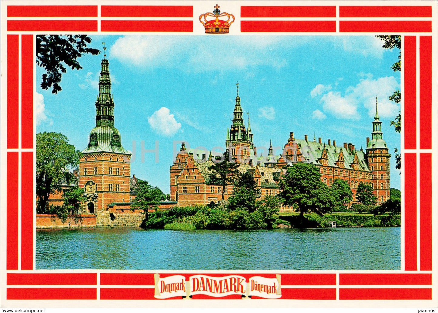 Hillerod - Frederiksborg Castle - Denmark - unused - JH Postcards