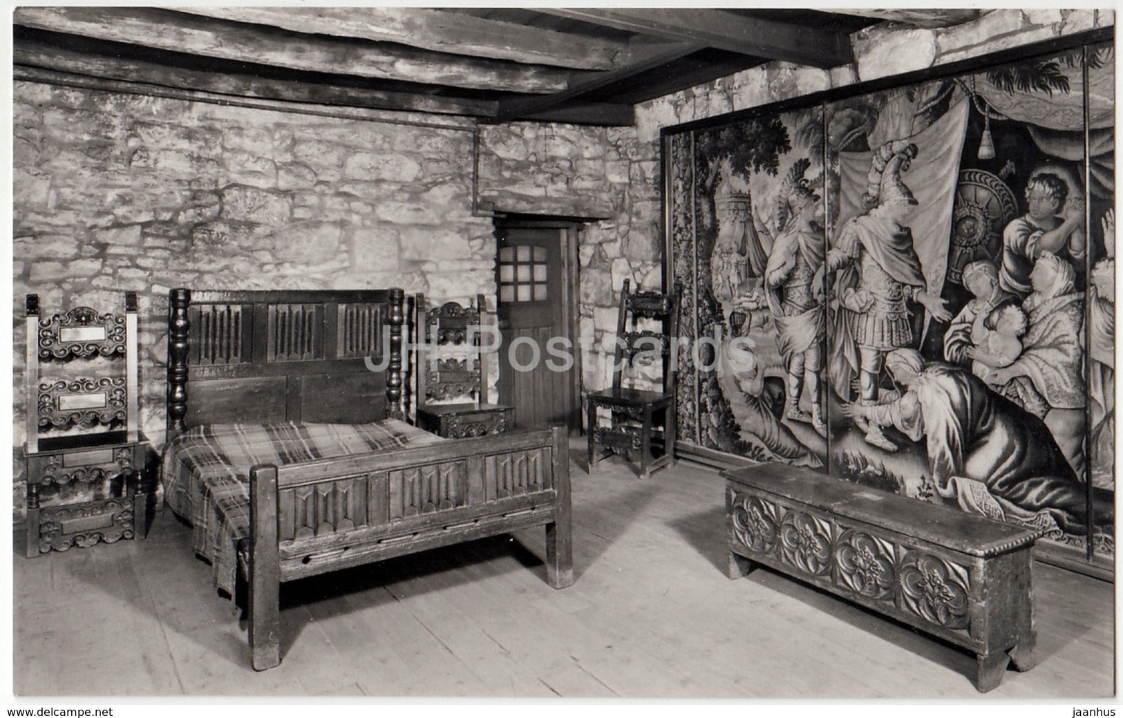 Glasgow - Provand' s Lordship - Mary Queen of Scots Room - Gothic Coffer - 1970 - United Kingdom - Scotland - used - JH Postcards