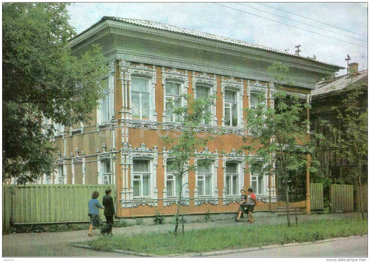 a monument of wooden architecture - house - Vologda - 1985 - Russia USSR - unused - JH Postcards