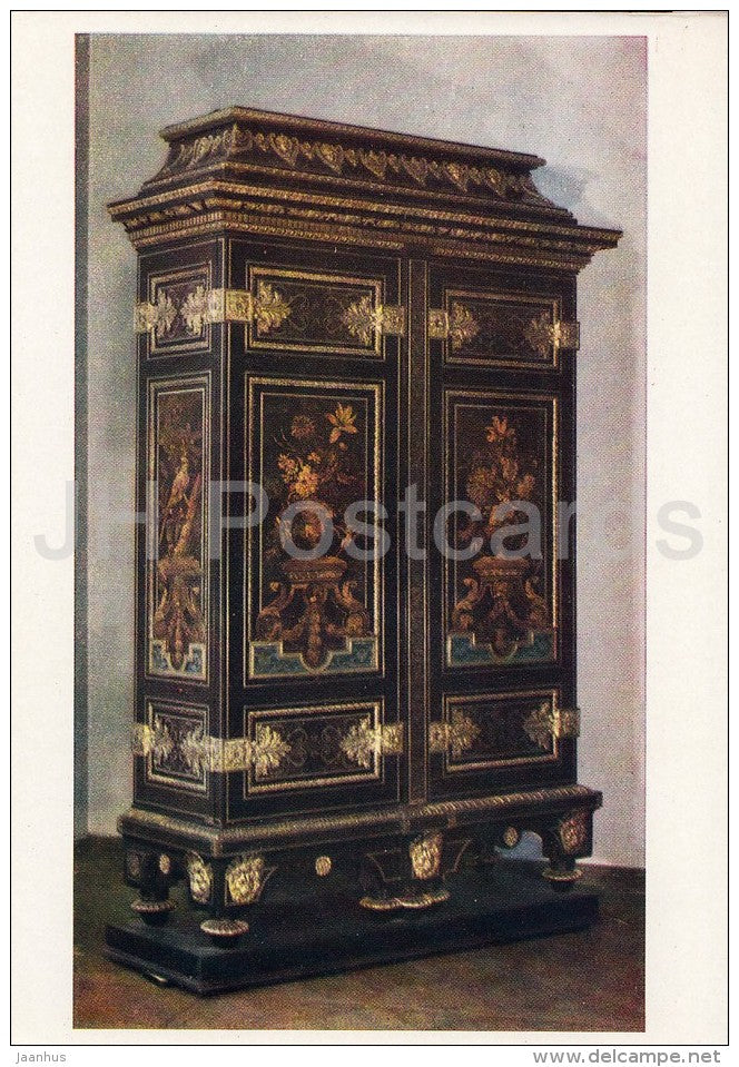 Andre Charles Boulle - Cabinet - French art - 1963 - Russia USSR - unused - JH Postcards