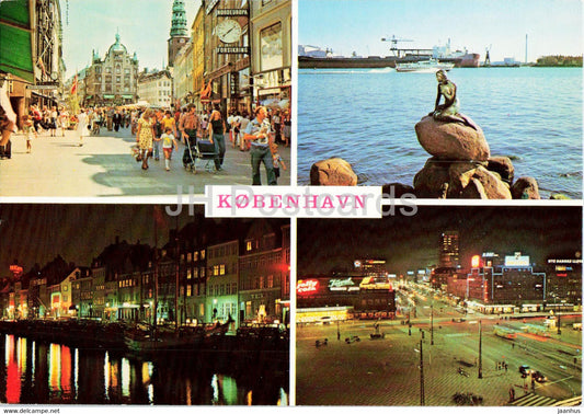Copenhagen - multiview - Denmark - used - JH Postcards