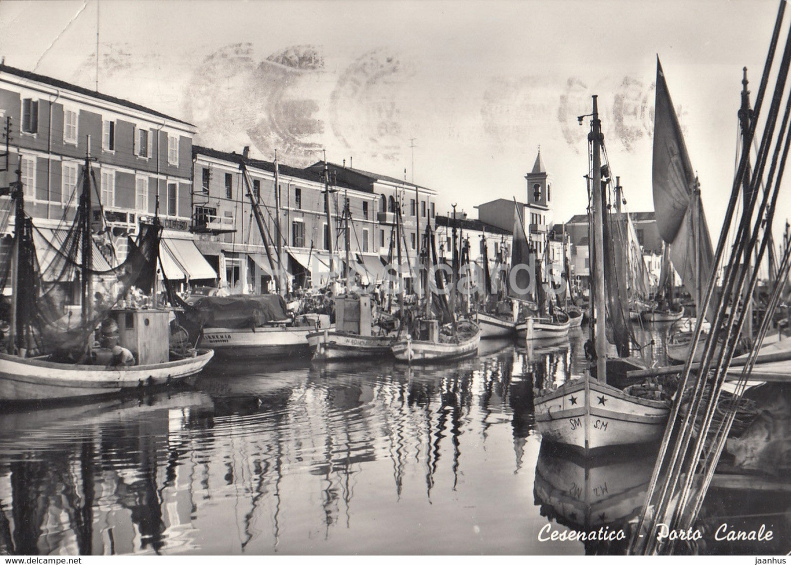 Cesenatico - Porto Canale - port - sailing boat - Italy - used - JH Postcards