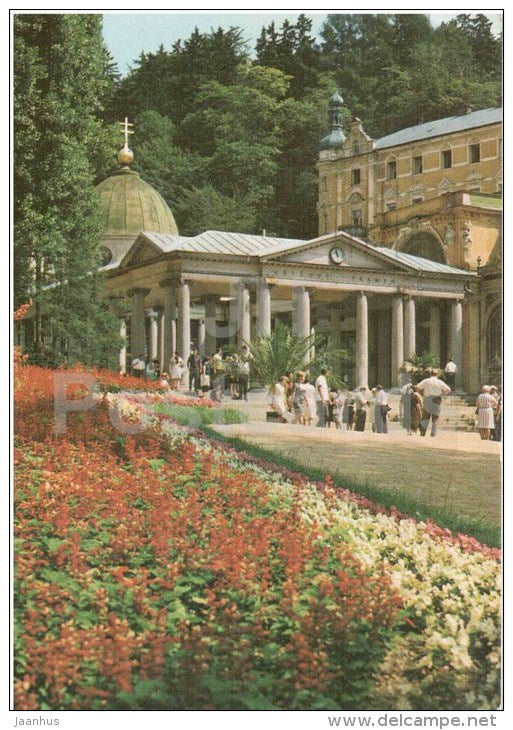 Cross Source - Marianske Lazne - Marienbad - Czechoslovakia - Czech - used 1971 - JH Postcards