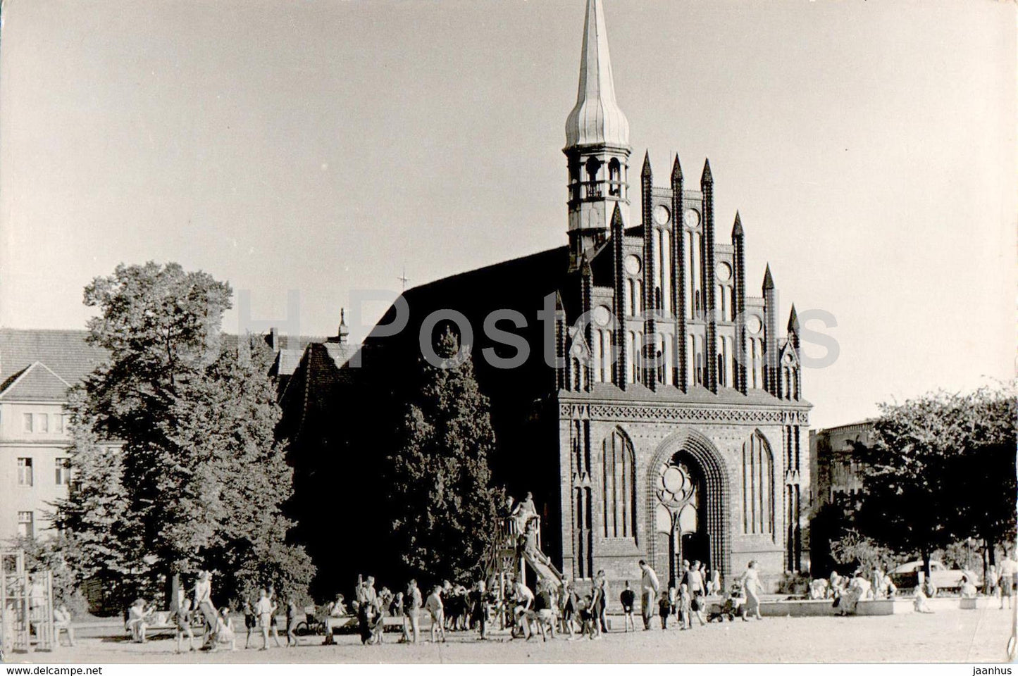 Szczecin - Gotycki kosciol sw Piotra i Pawla - Gothic church of St. Peter and Paul - Poland - unused - JH Postcards