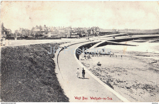 Westgate On Sea - West Bay - old postcard - 1910 - England - United Kingdom - used - JH Postcards