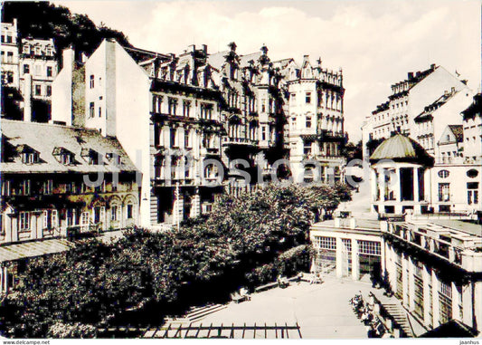 Karlovy Vary - Zamecke prameny - Castle Springs - 1961 - Czech Republic - Czechoslovakia - used - JH Postcards