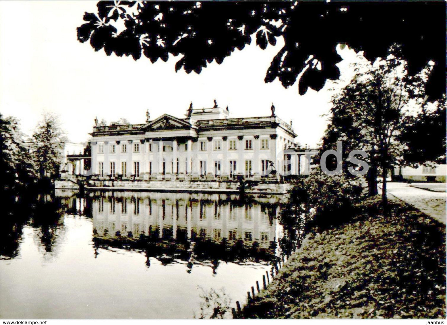 Warsaw - Warszawa - Park Lazienkowski z dawnym Palacem Krolewskim - Park with the former Royal Palace - Poland - unused - JH Postcards