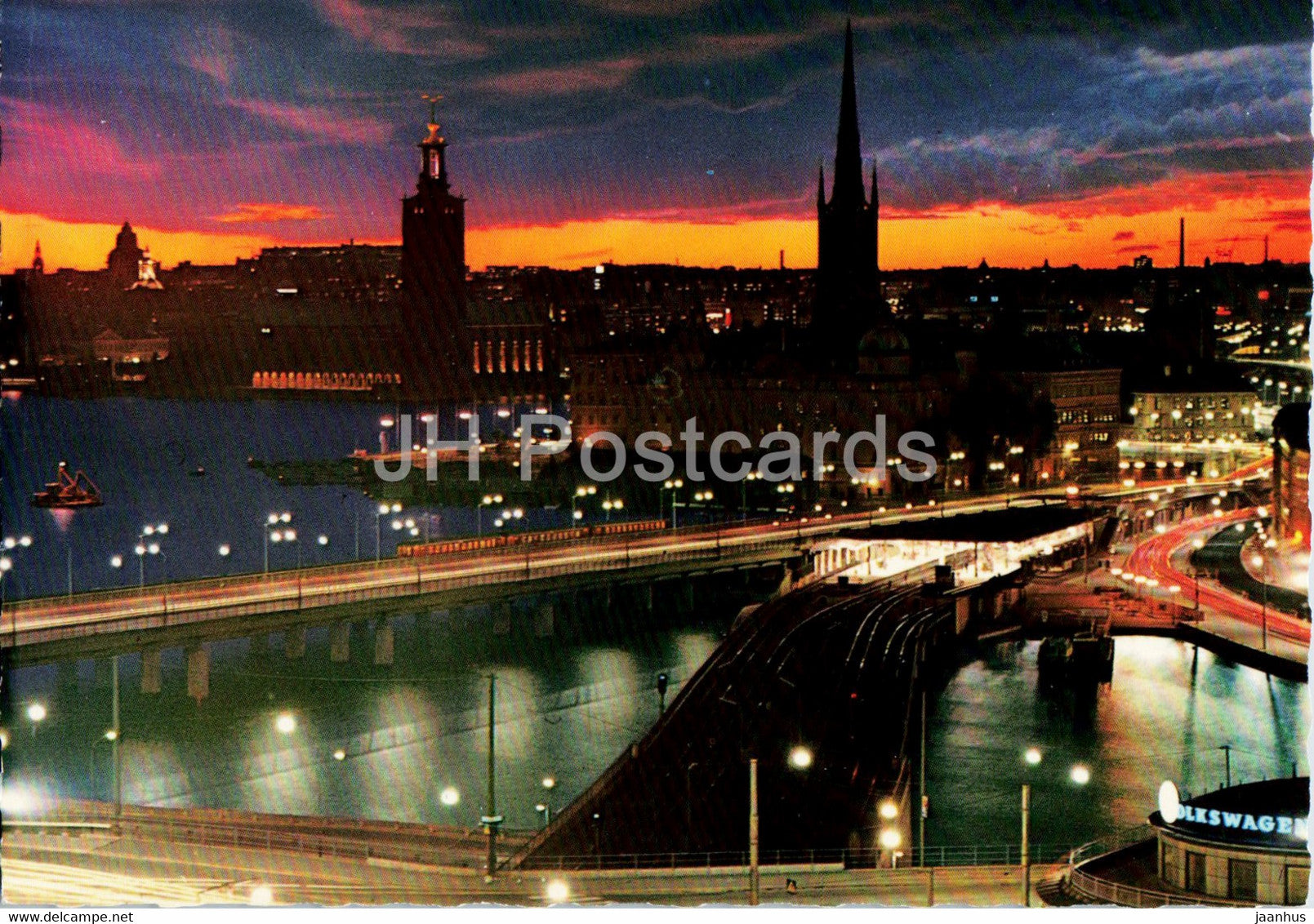 Stockholm - Utskit fran Katarinahissen - Sweden - unused - JH Postcards