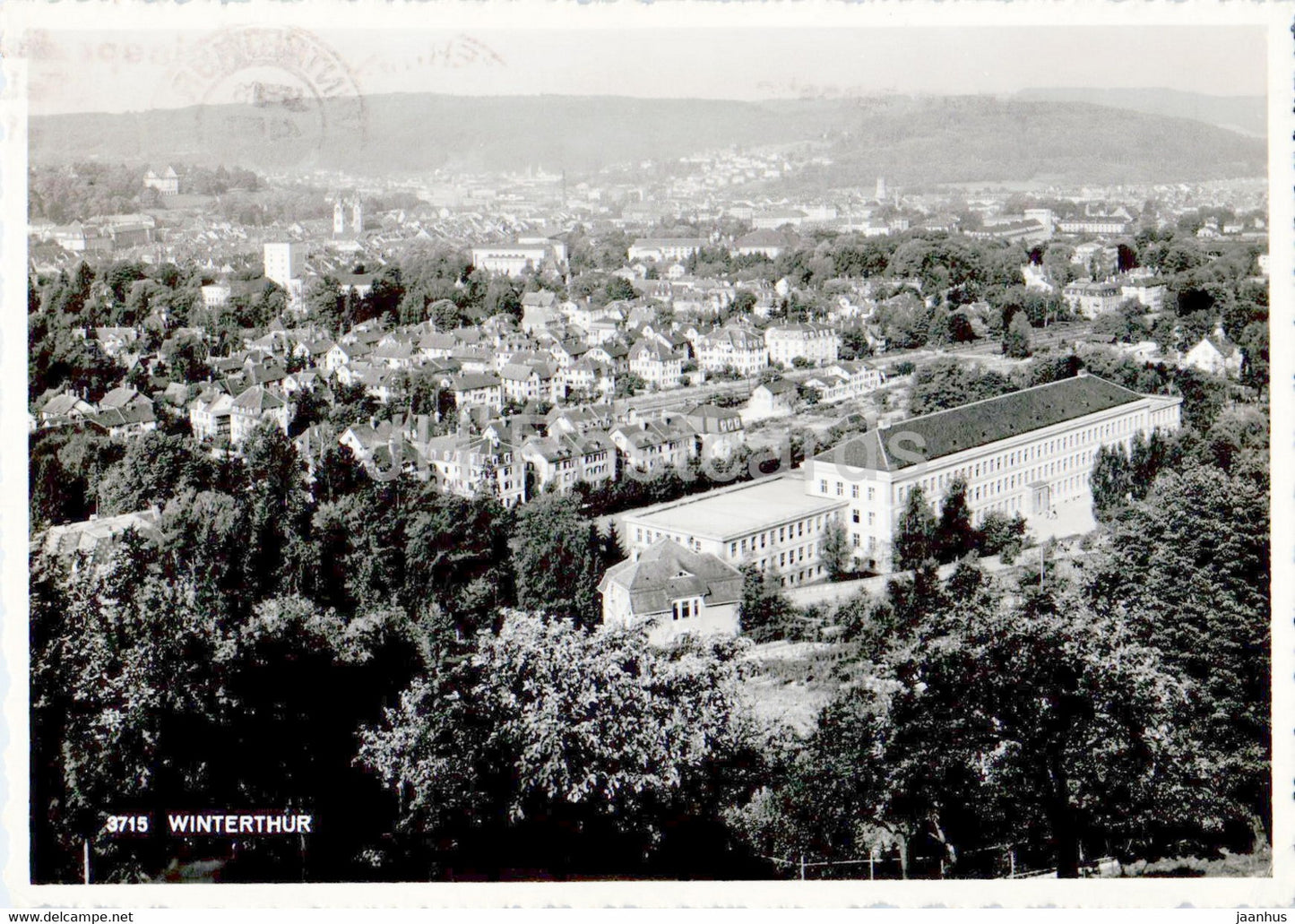 Winterthur - 3715 - 1949 - old postcard - Switzerland - used - JH Postcards