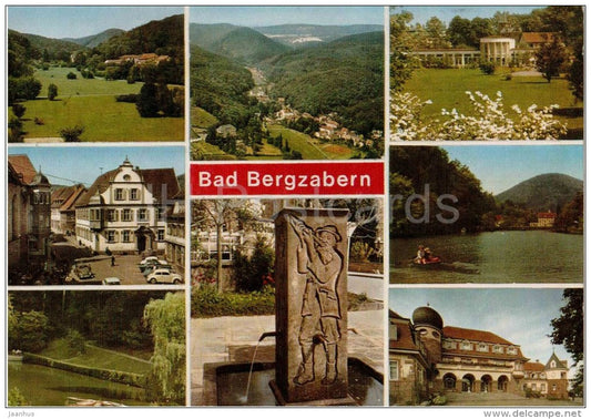 Bad Bergzabern - Kneippheilbad und Heilklimatischer Kurort - Heilbad - Kurklinik - 1980 gelaufen - JH Postcards