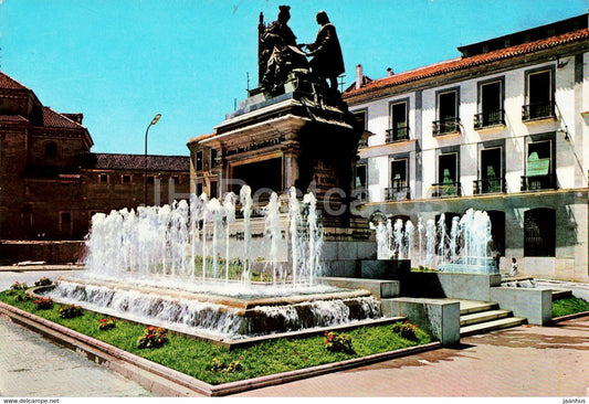 Granada - Fuente de Isabel la Catolica - Catholic Queen monument - fountain - 1247 - Spain - unused - JH Postcards