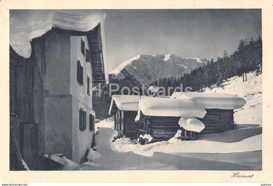 Davos Glaris - Heimat - old postcard - 1924 - Switzerland - used - JH Postcards