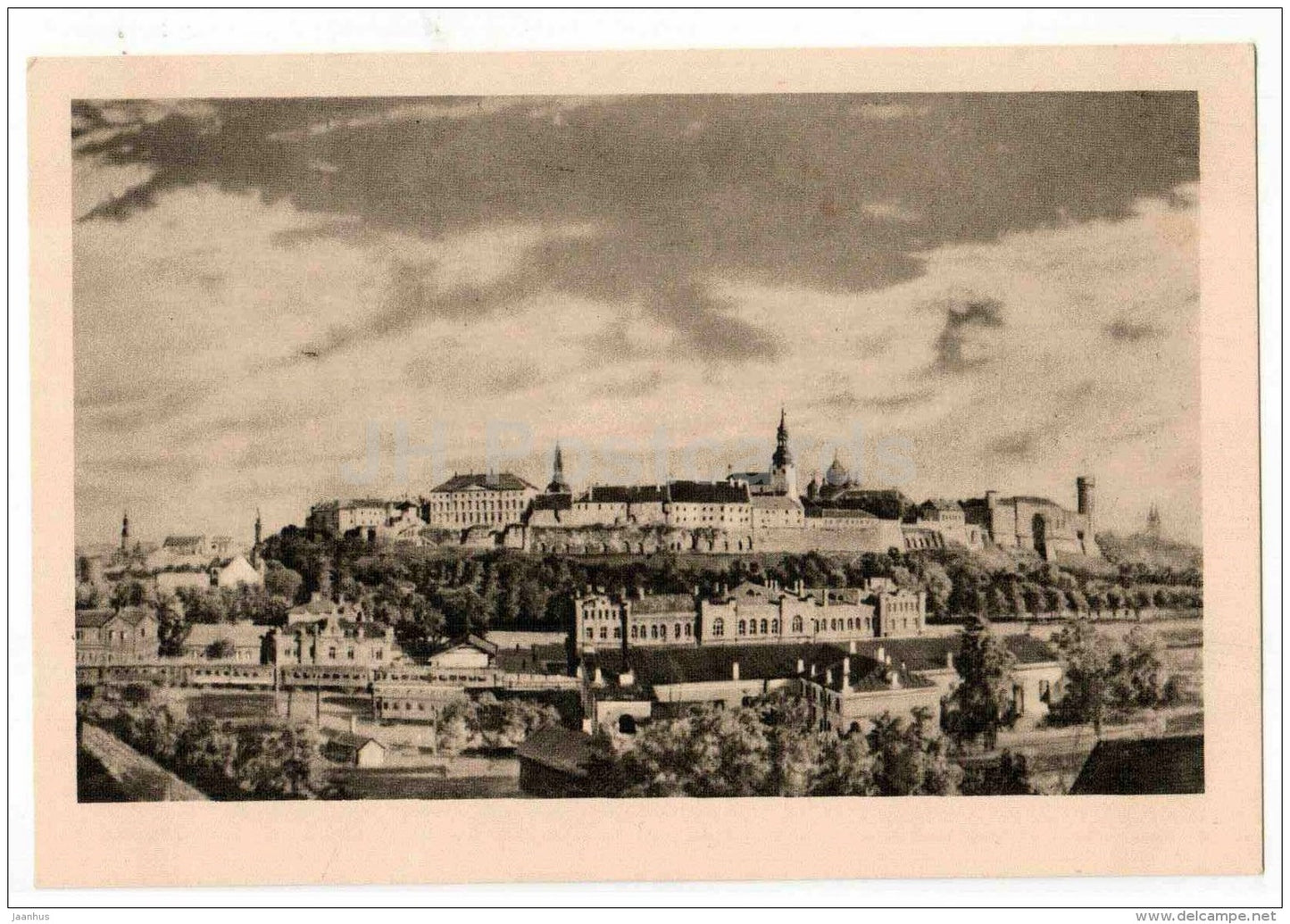 general view on the Dom - Toompea - Tallinn - 112 - Estonia - unused - JH Postcards