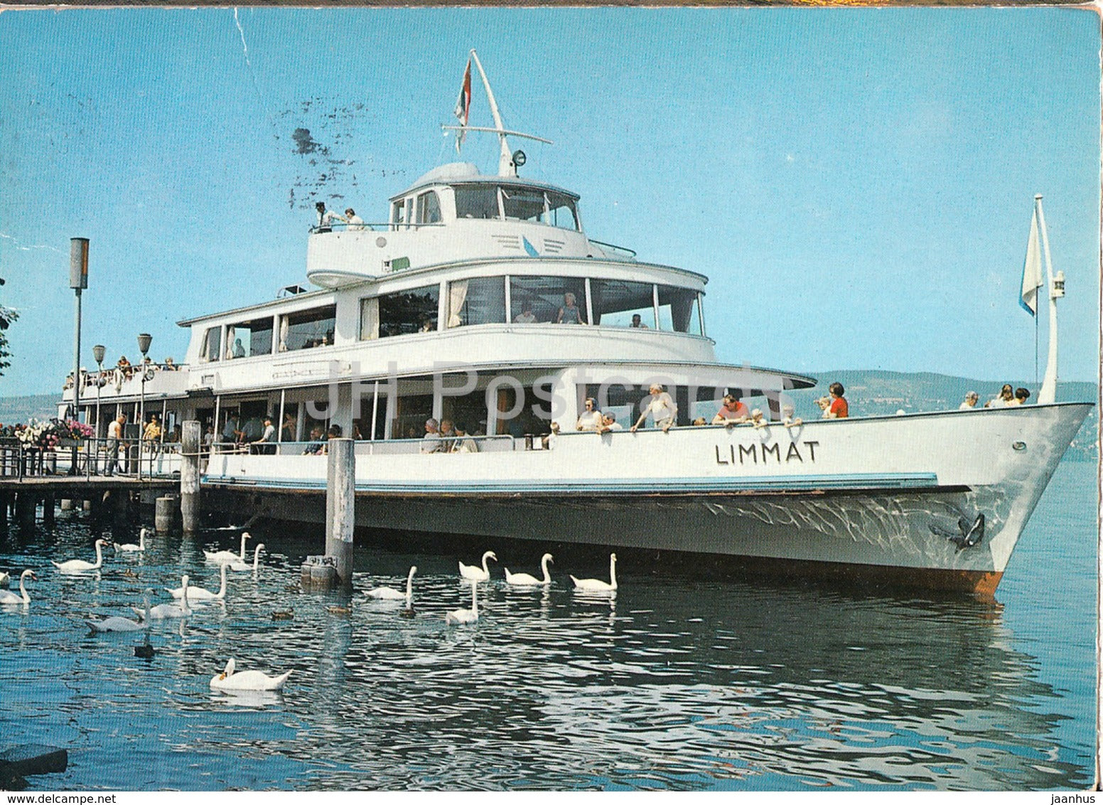 Zurichsee - Motorschiff Limmat - MS - ship - 1974 - Switzerland - used - JH Postcards