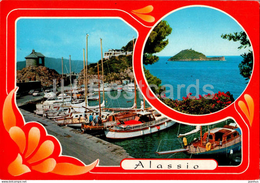 Alassio - Riviera dei Fiori - Il Porto - port - sailing boat - 9405 - 1992 - Italy - used - JH Postcards