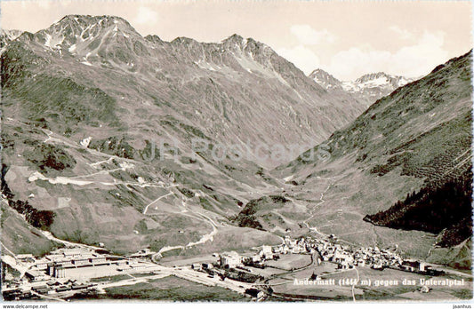 Andermatt 1444 m gegen das Unteralptal - 5376 - 1949 - old postcard - Switzerland - used - JH Postcards