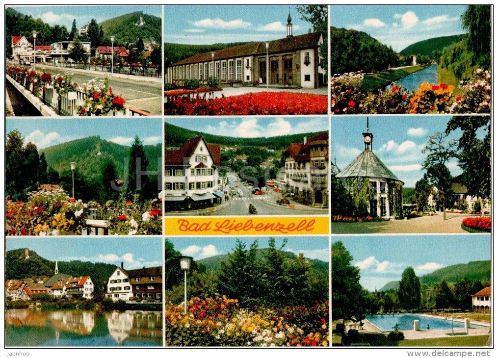 Bad Liebenzell im Schwarzwald - 7267 - EUROPA CEPT - Germany - 1973 gelaufen - JH Postcards