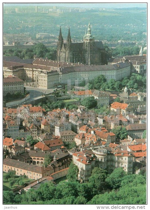 Praha - Prague - Prague Castle Hradcany - Czechoslovakia - Czech - unused - JH Postcards