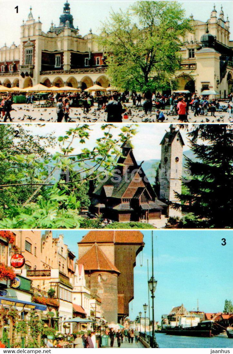 15 Jahre Reisering - Krakow - Riesengebirge - Gdansk - multiview - Poland - unused - JH Postcards