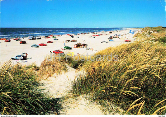 Rodhus Strand - beach - 1995 - Denmark - used - JH Postcards