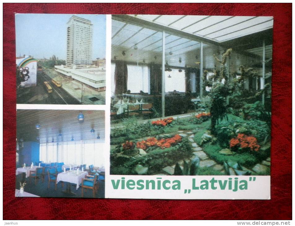 Riga - hotel Latvia - 1981 - Latvia - USSR - unused - JH Postcards