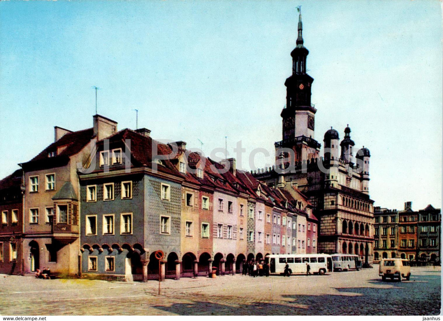 Poznan - Fragment Starego Rynku - fragment of the Old Market square - Poland - used - JH Postcards