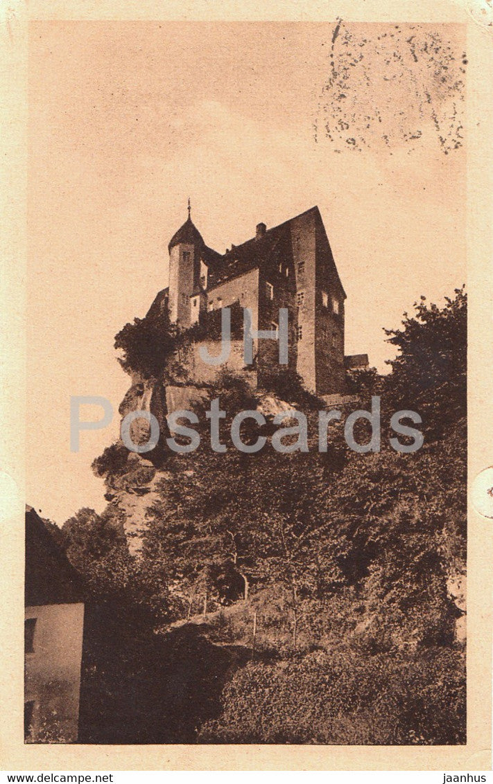 Jugendburg Hohnstein - Sachs Schweiz - 1 - old postcard - 1926 - Germany - used - JH Postcards