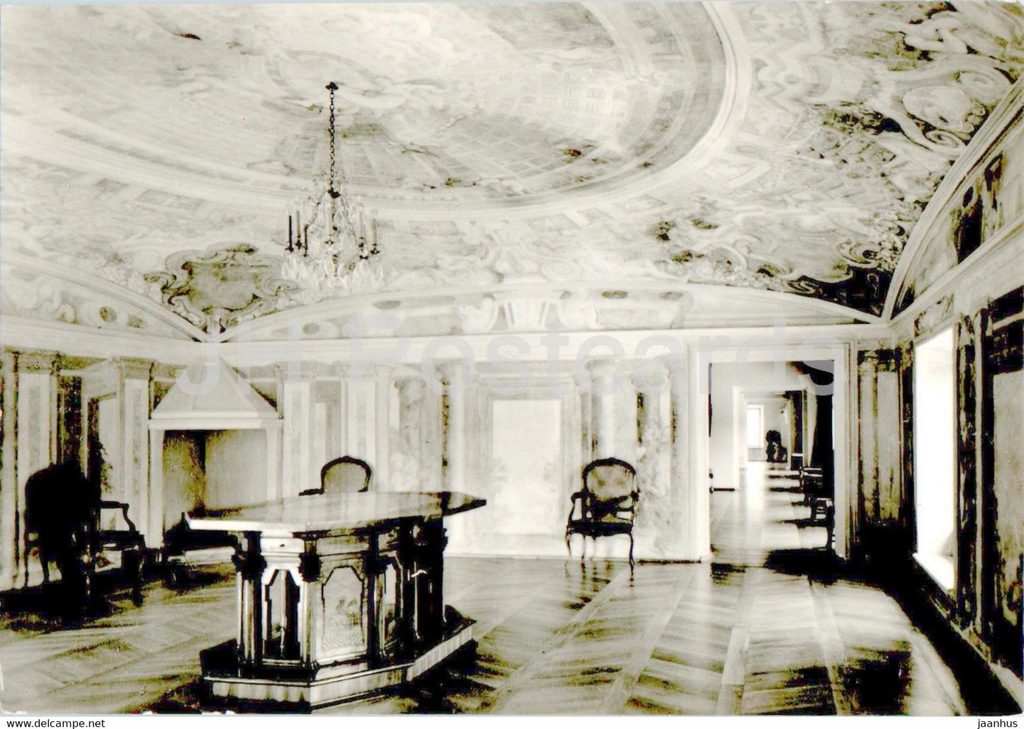 Warsaw - Warszawa - Palac w Wilanowie - Pokoj Cichy - Palace in Wilanow - Quiet Room - Poland - unused - JH Postcards