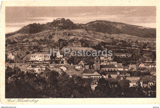 Bad Blankenburg - mit Schloss Greifenstein - old postcard - 1925 - Germany - used - JH Postcards