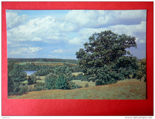 Landscape by the lake Svete - Latvian Views - 1987 - Latvia USSR - unused - JH Postcards