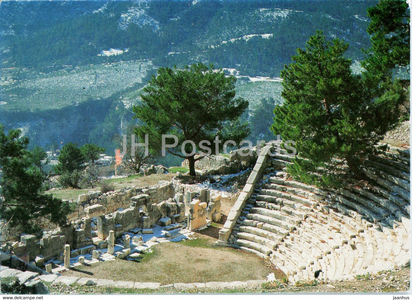 Finike - Arykanda - Roman age theatre - ancient world - 1994 - Turkey - used - JH Postcards