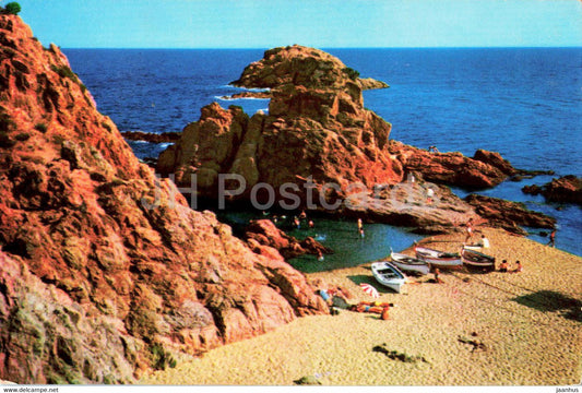 Costa Brava - Tossa de Mar - Playa y Banyera de ses Dones - beach - 2298 - Spain - unused - JH Postcards