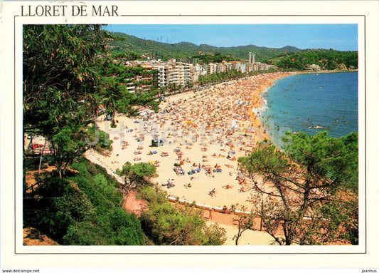 Lloret de Mar - Costa Brava - Platja - 1606 - 1998 - Spain - used - JH Postcards