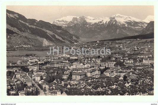 Chur - 7346 - old postcard - Switzerland - unused - JH Postcards