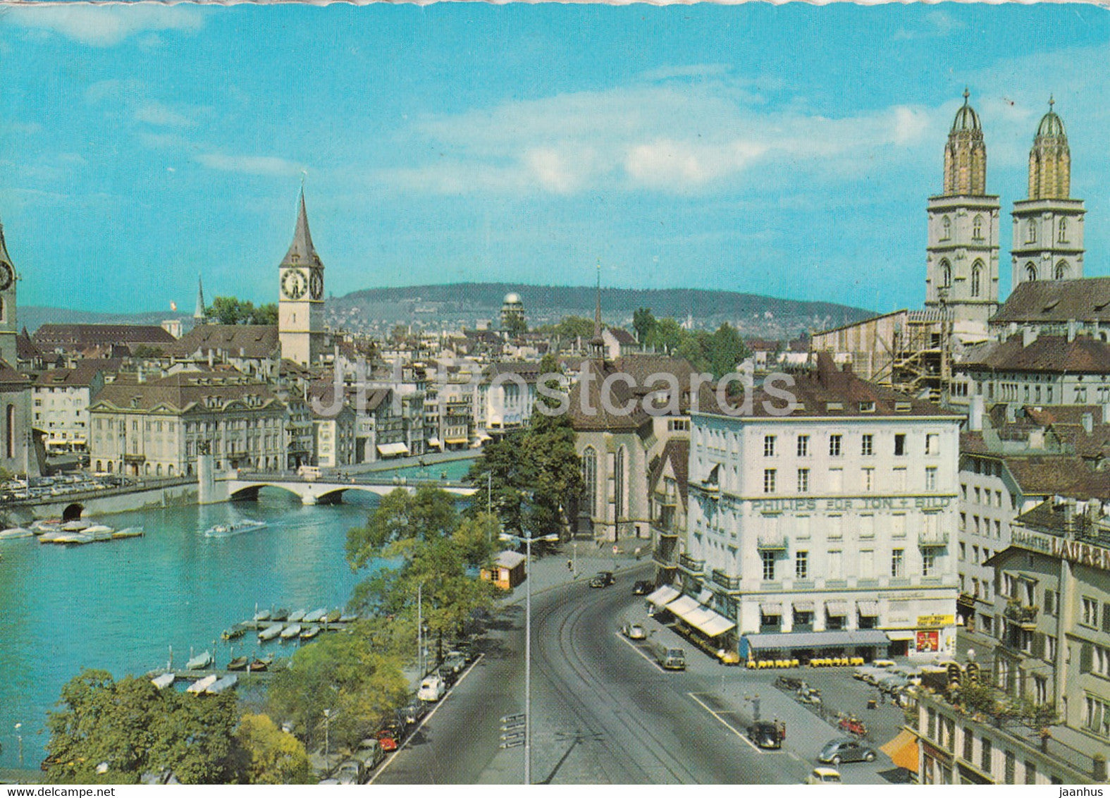 Zurich - City View - 1963 - Switzerland - used - JH Postcards