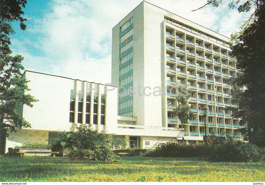 Jurmala - sanatorium Baltkrievija (Belarus) at Bulduri - 1986 - Latvia USSR - unused - JH Postcards