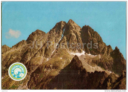 Dvojvrchol Vysokej - Cesky stit - Rysy - Draci stit - High Tatras - Czechoslovakia - Slovakia - used - JH Postcards