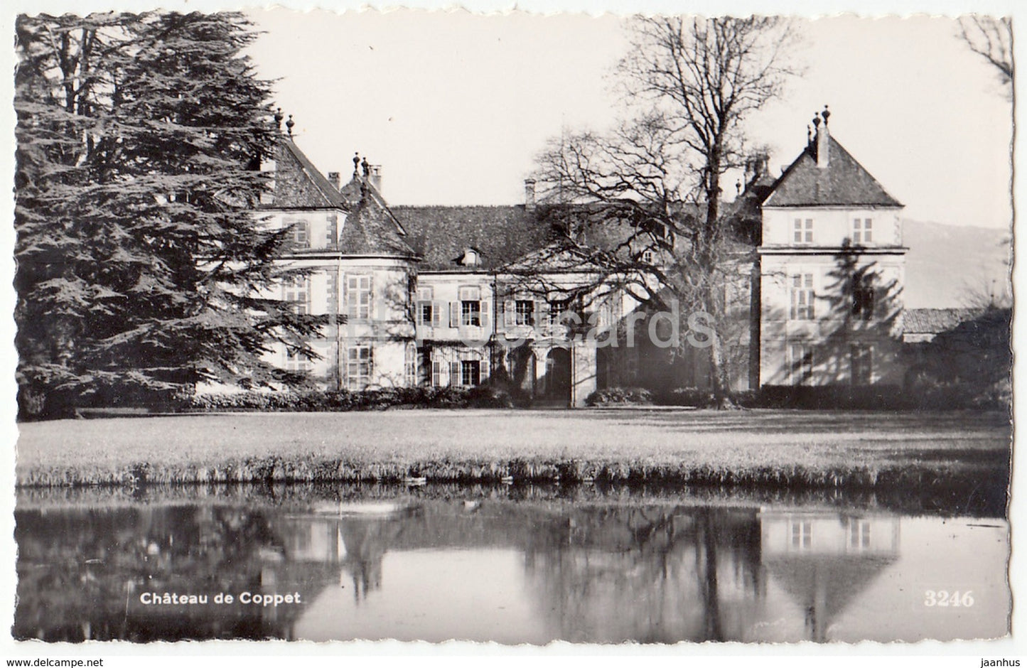 Chateau de Coppet - 3246 - Switzerland - 1950 - used - JH Postcards